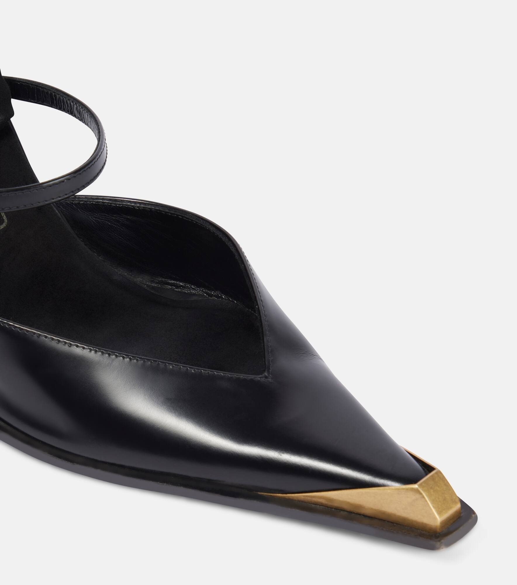 Leather mules - 6