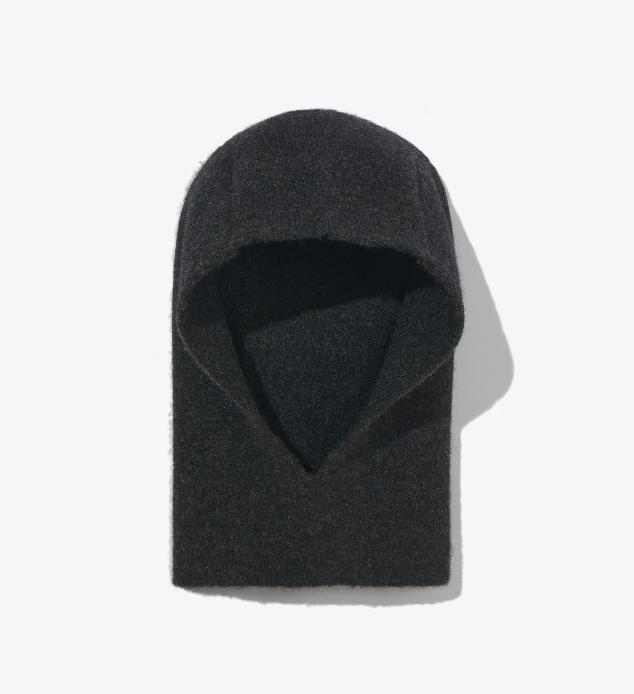 Midweight Wool Knit Hood - 1