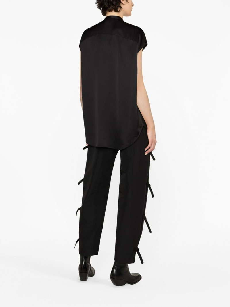 ruffle-trim silk shirt 3