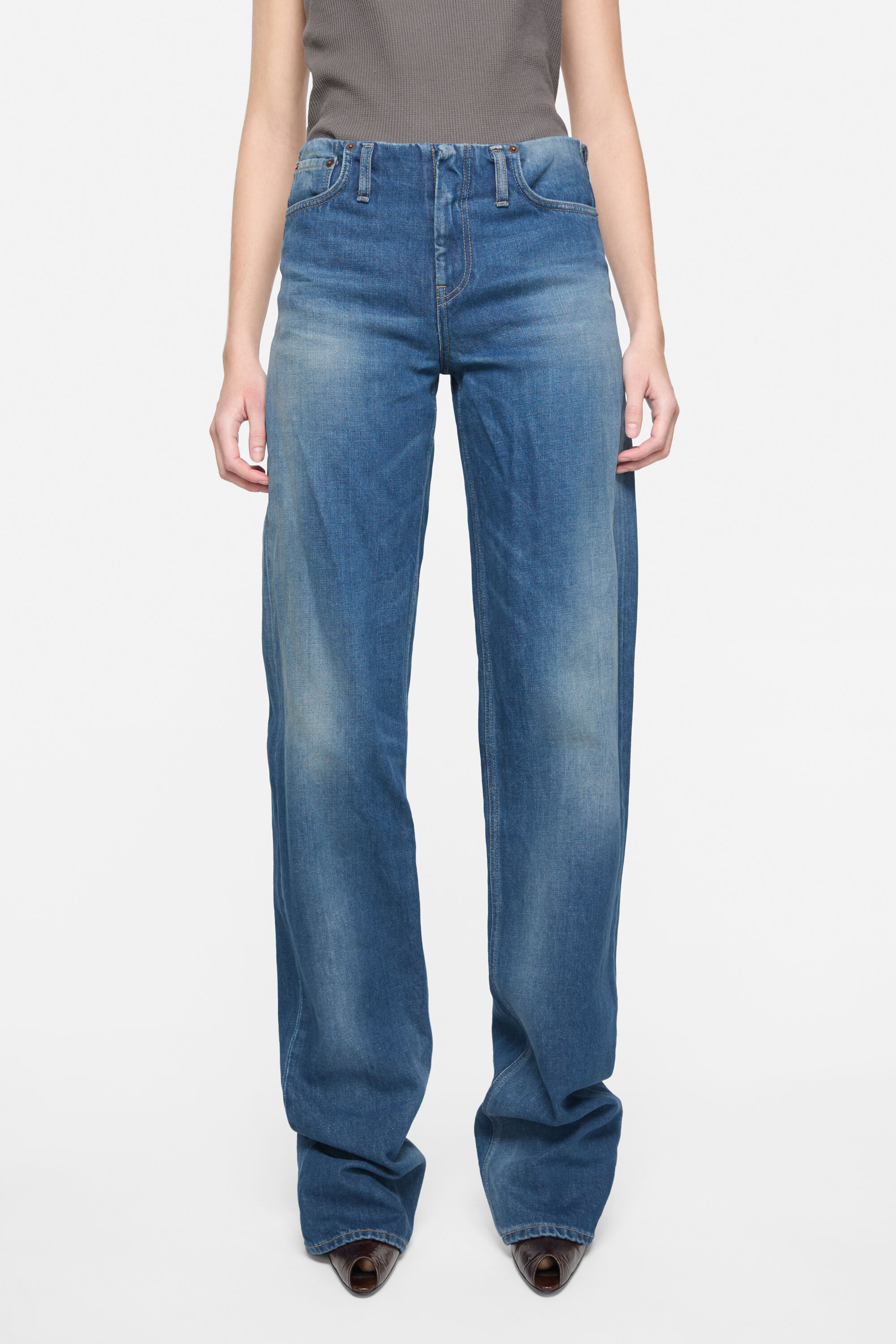 Denim trousers - Mid Blue - 3
