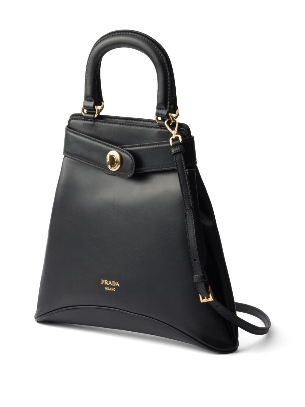 logo-stamp leather tote bag - 3