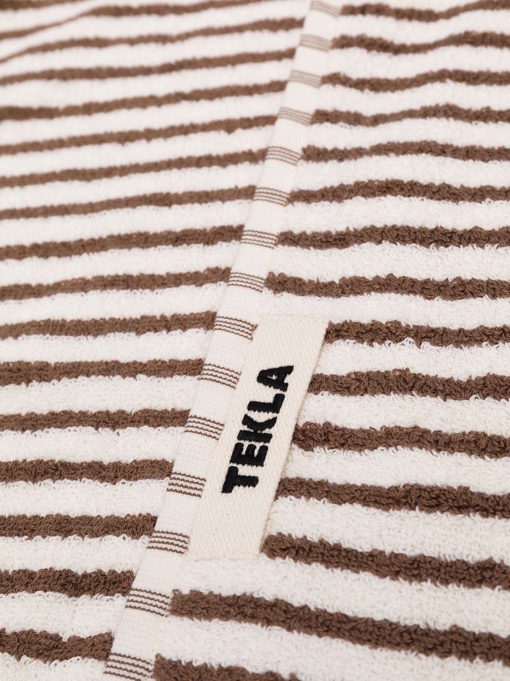 striped organic cotton towel - 2