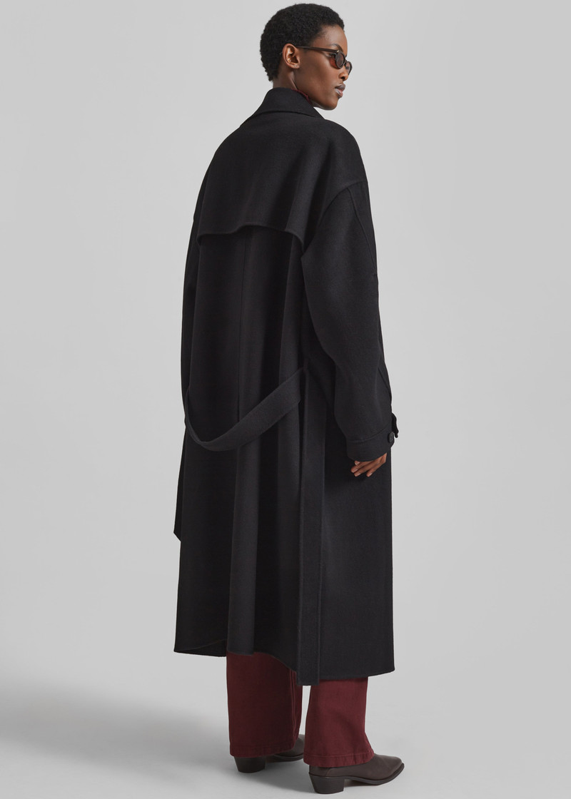 Mavis Long Coat - Black 8