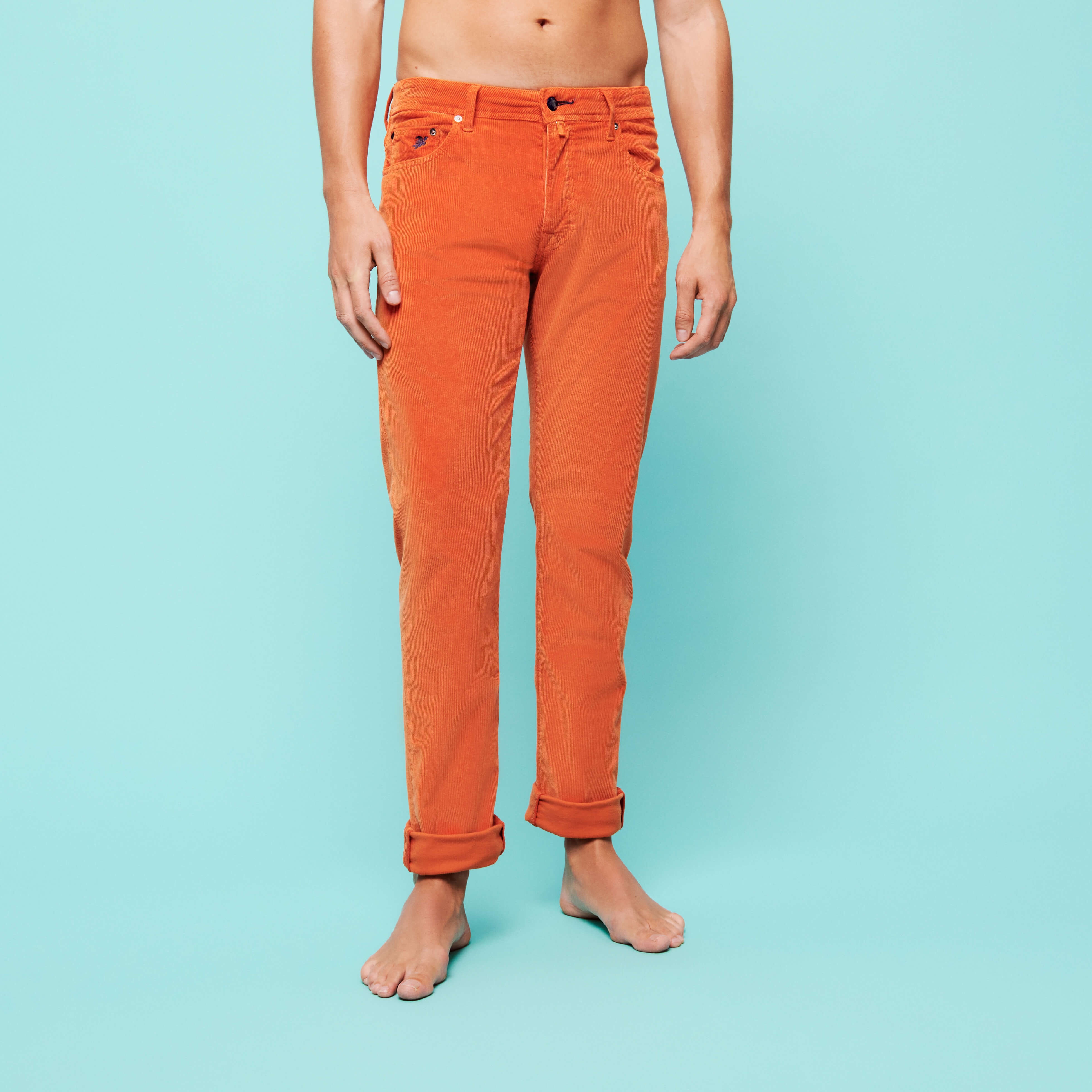 Men 5-pocket Velvet Pants Regular fit - 6