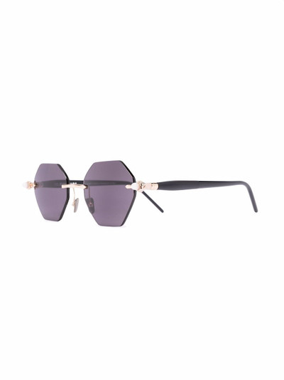Kuboraum tinted geometric sunglasses outlook