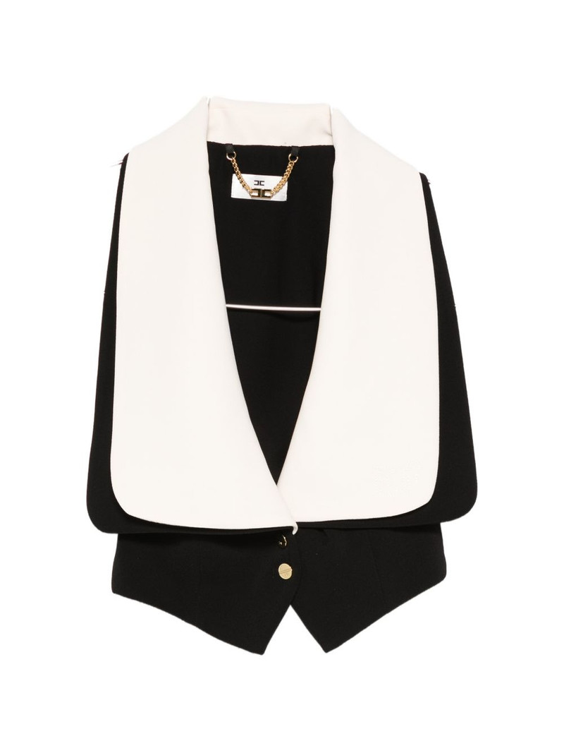 contrasting-collar waistcoat 1
