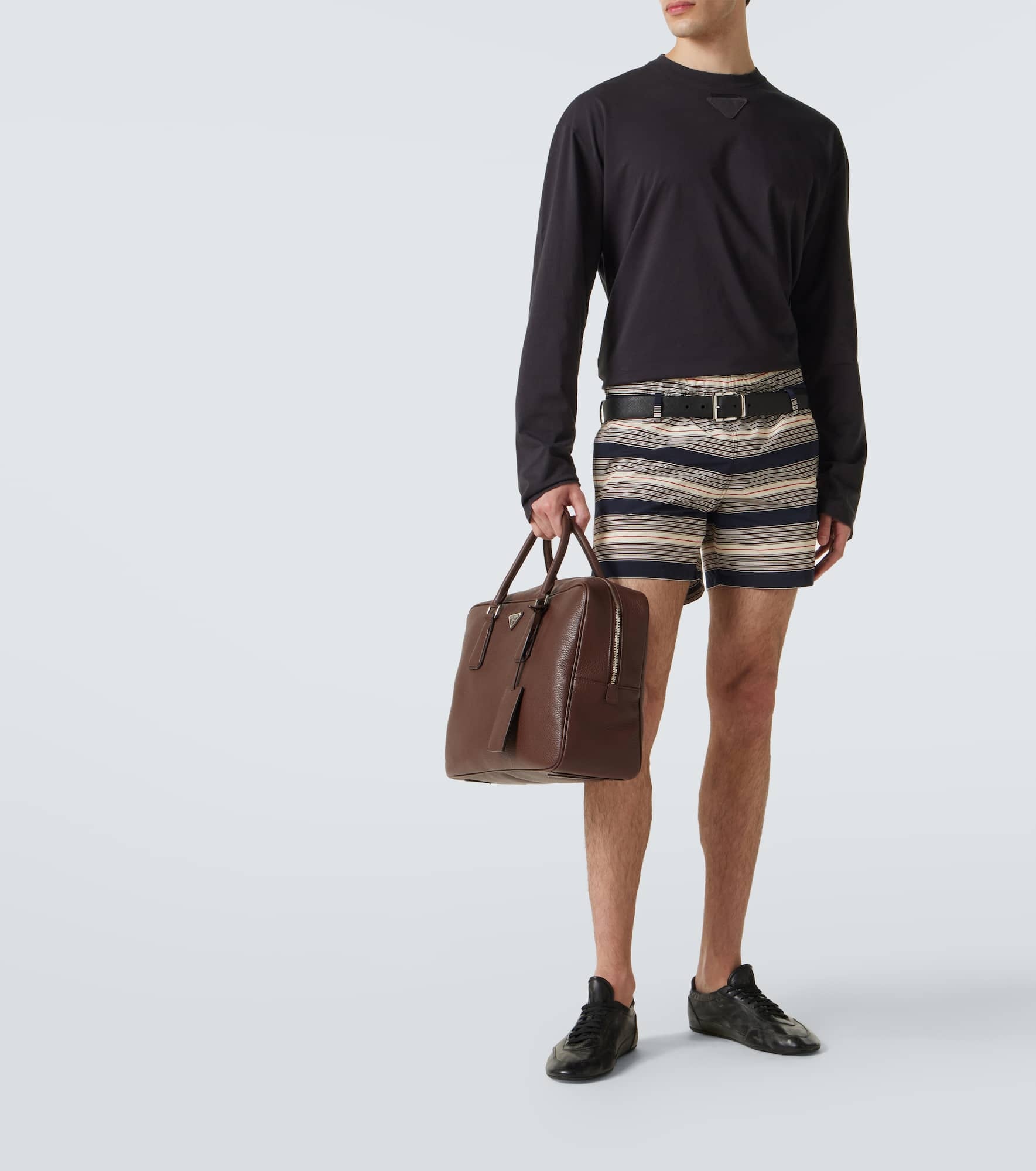 Leather briefcase - 7
