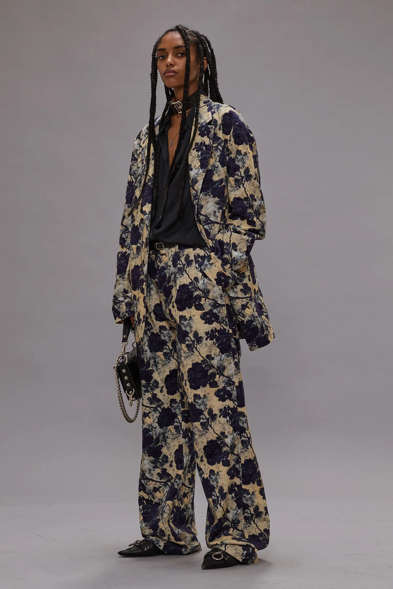 DOUBLE PLEAT TROUSER - 1