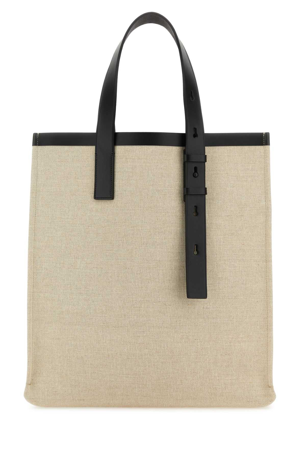 Salvatore Ferragamo Men Sand Canvas Shopping Bag - 3