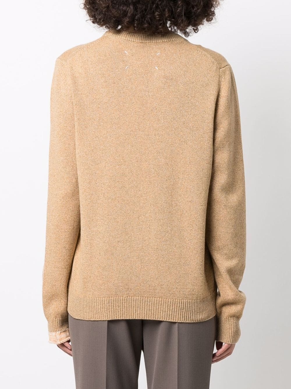 round neck knit jumper - 4