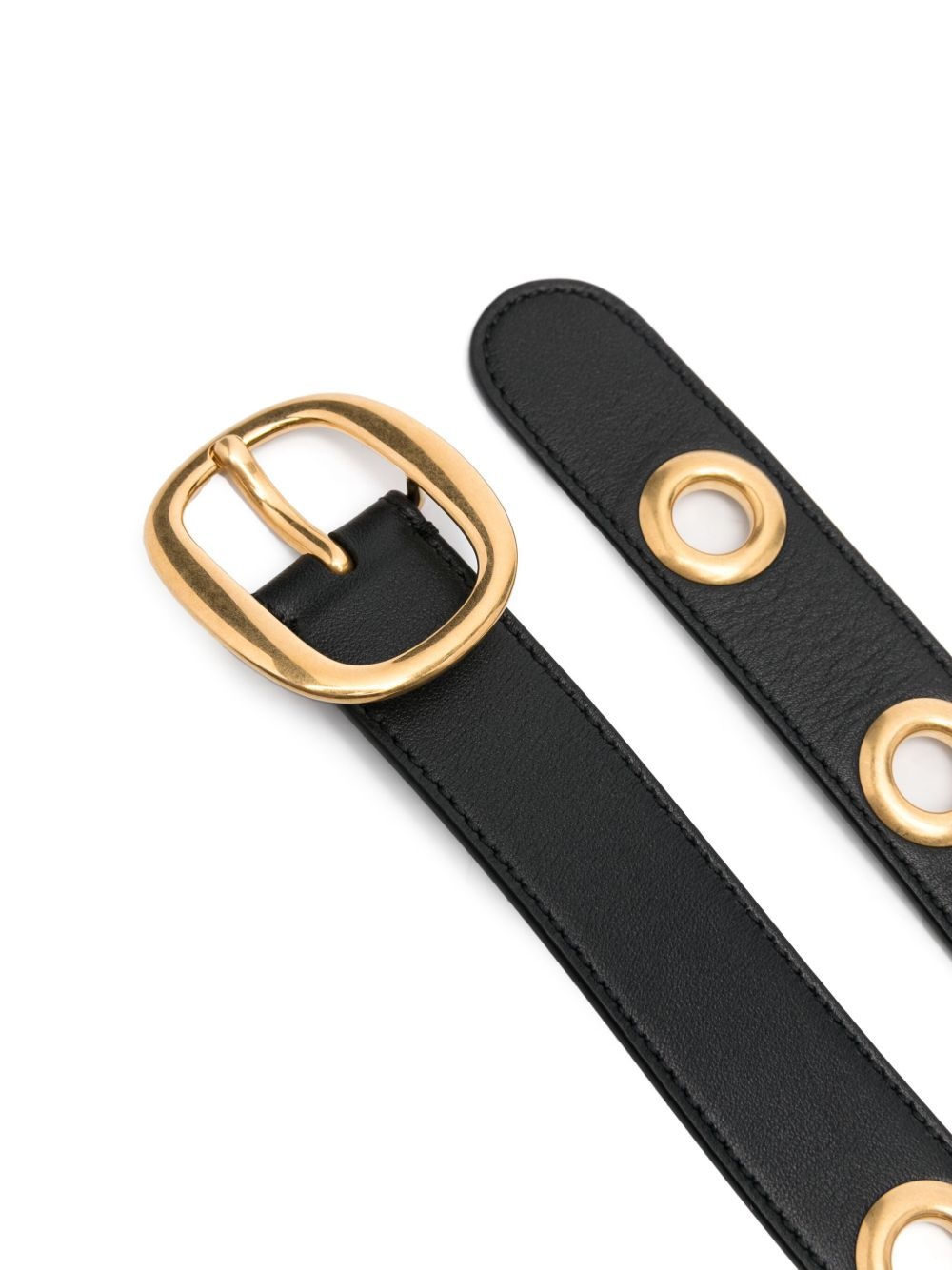 eyelet-detail belt - 2