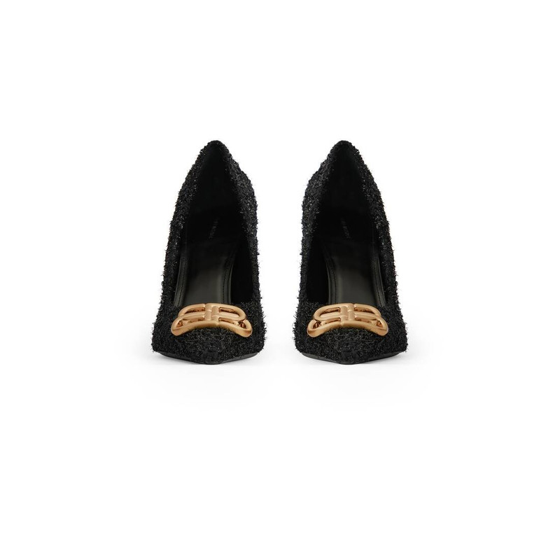 Women's Square Knife Bb 110mm Pump  in Black 3