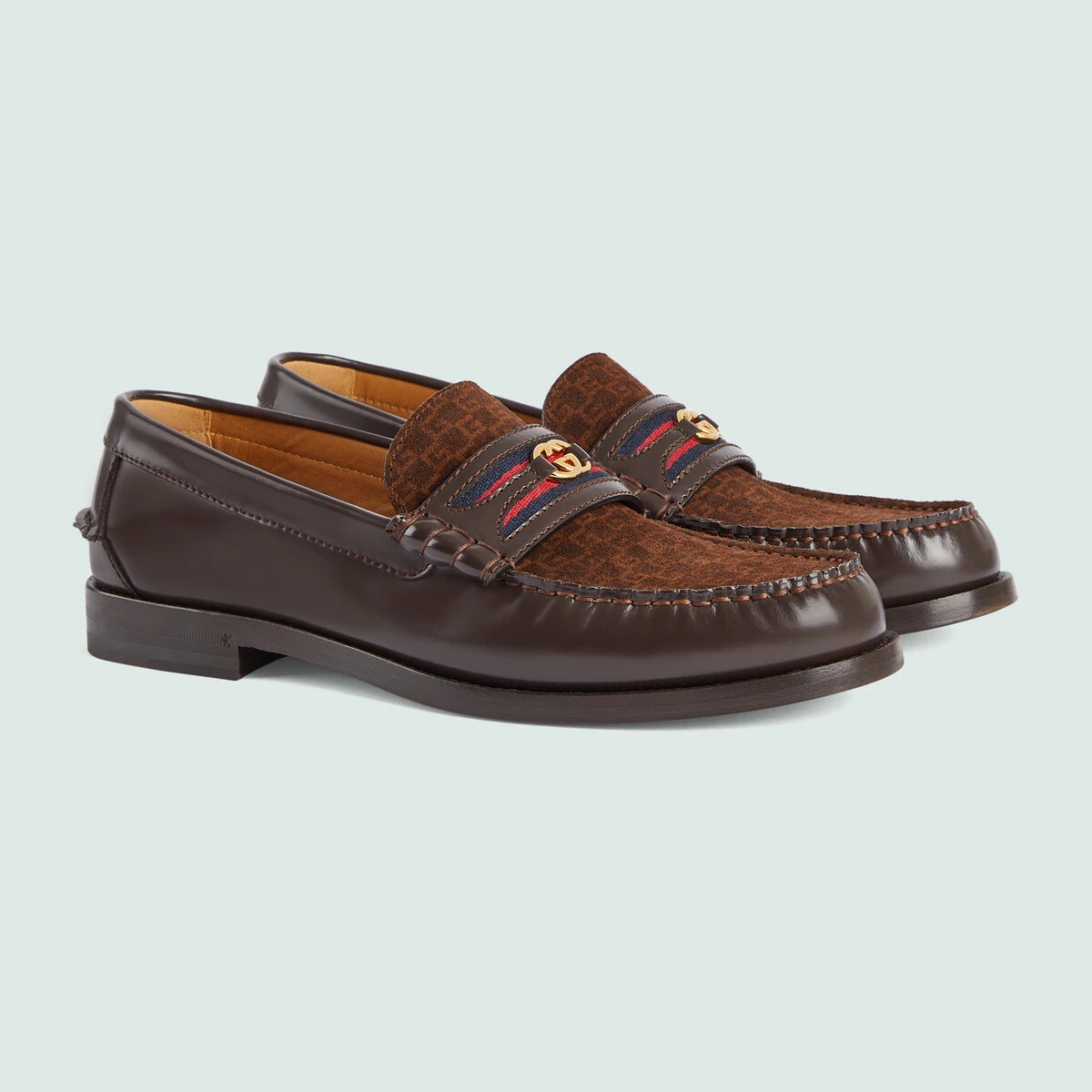 Men's loafer with Interlocking G - 2