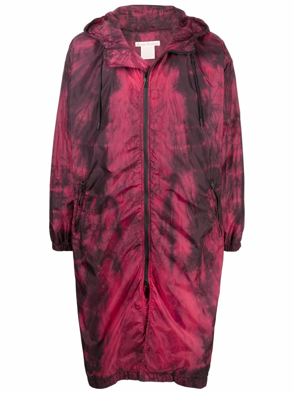 graphic-print hooded jacket - 1