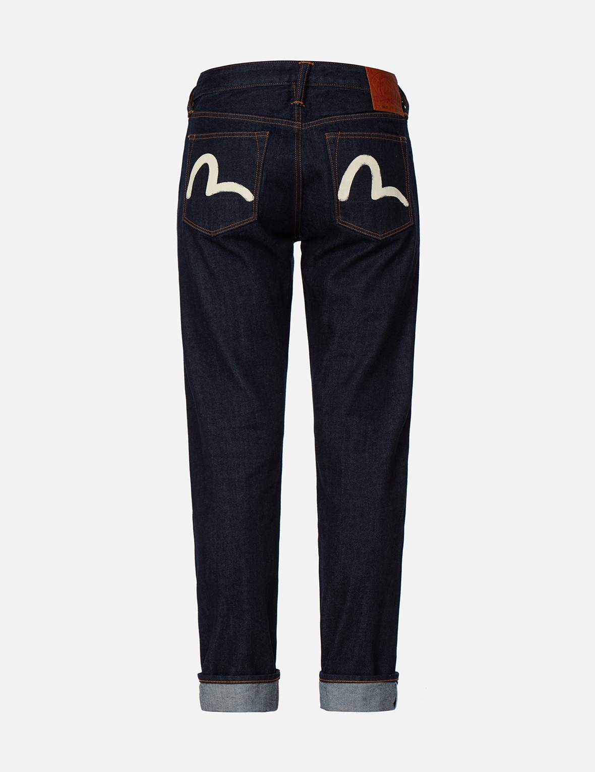 FADED SEAGULL PRINT CARROT-FIT JEANS #2017 - 2