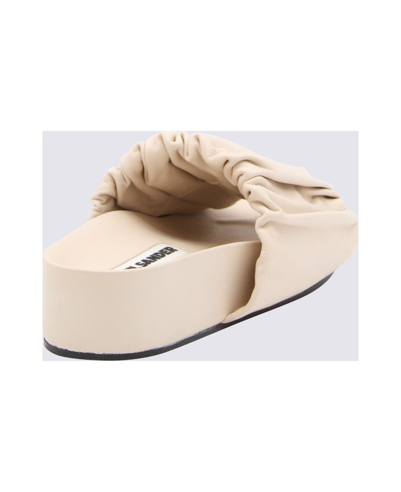 Light Pink Leather Sandals - 2