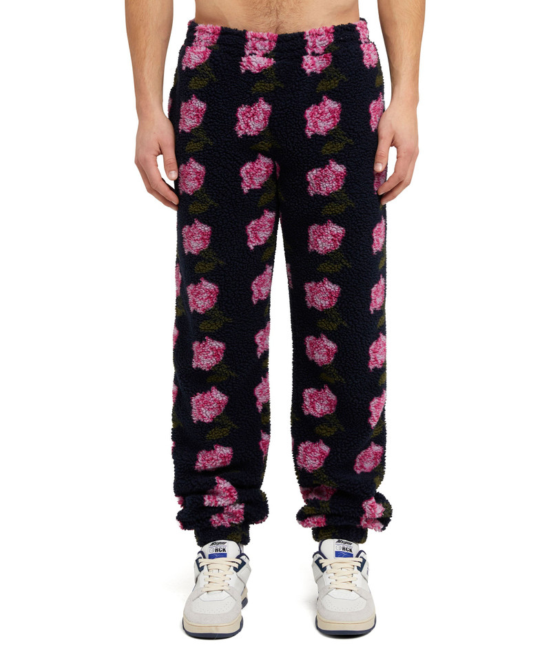 MSGM Jogger trousers in "Sherpa Jacquard" fabric outlook