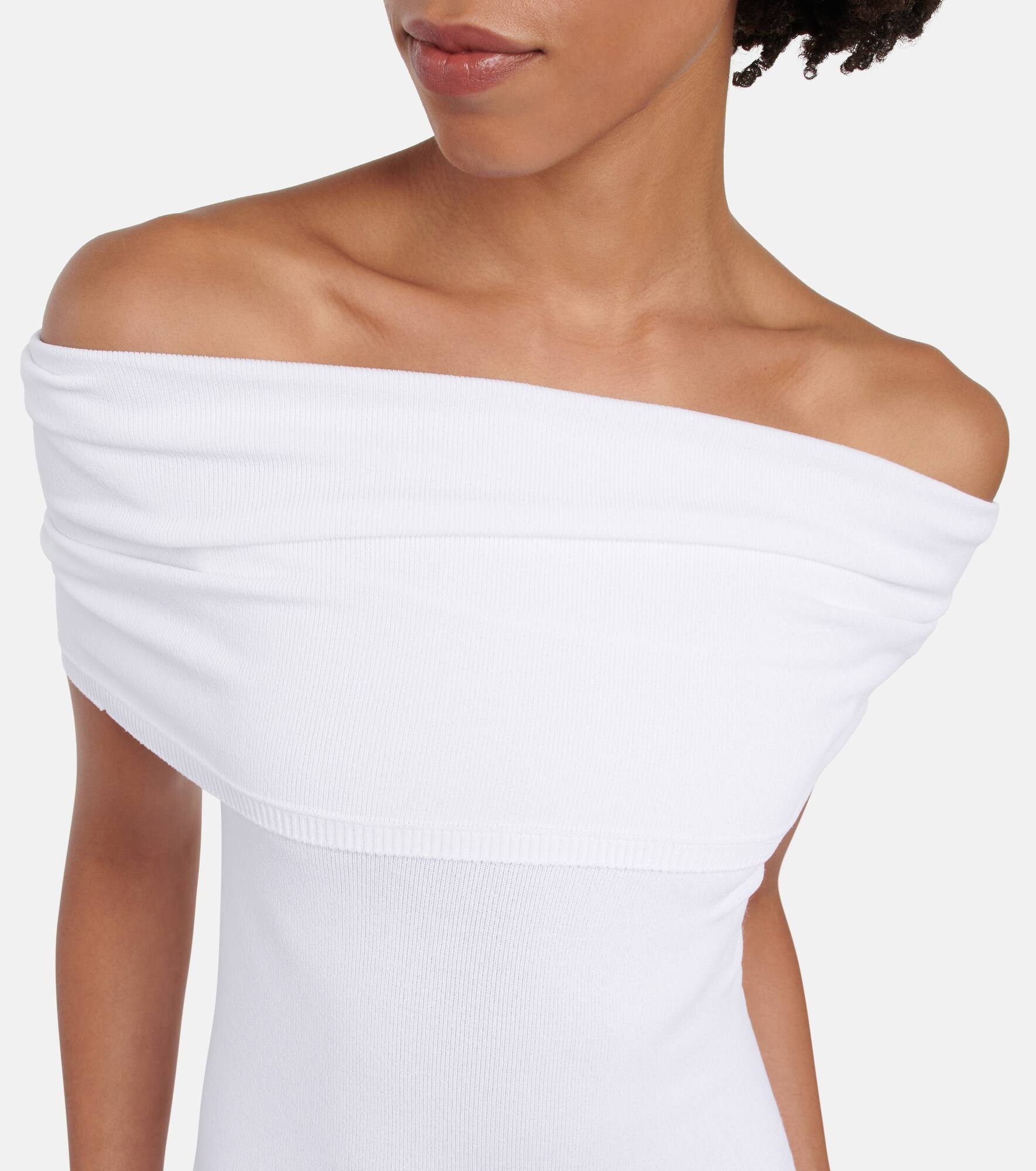 Off-shoulder knit bodysuit - 5