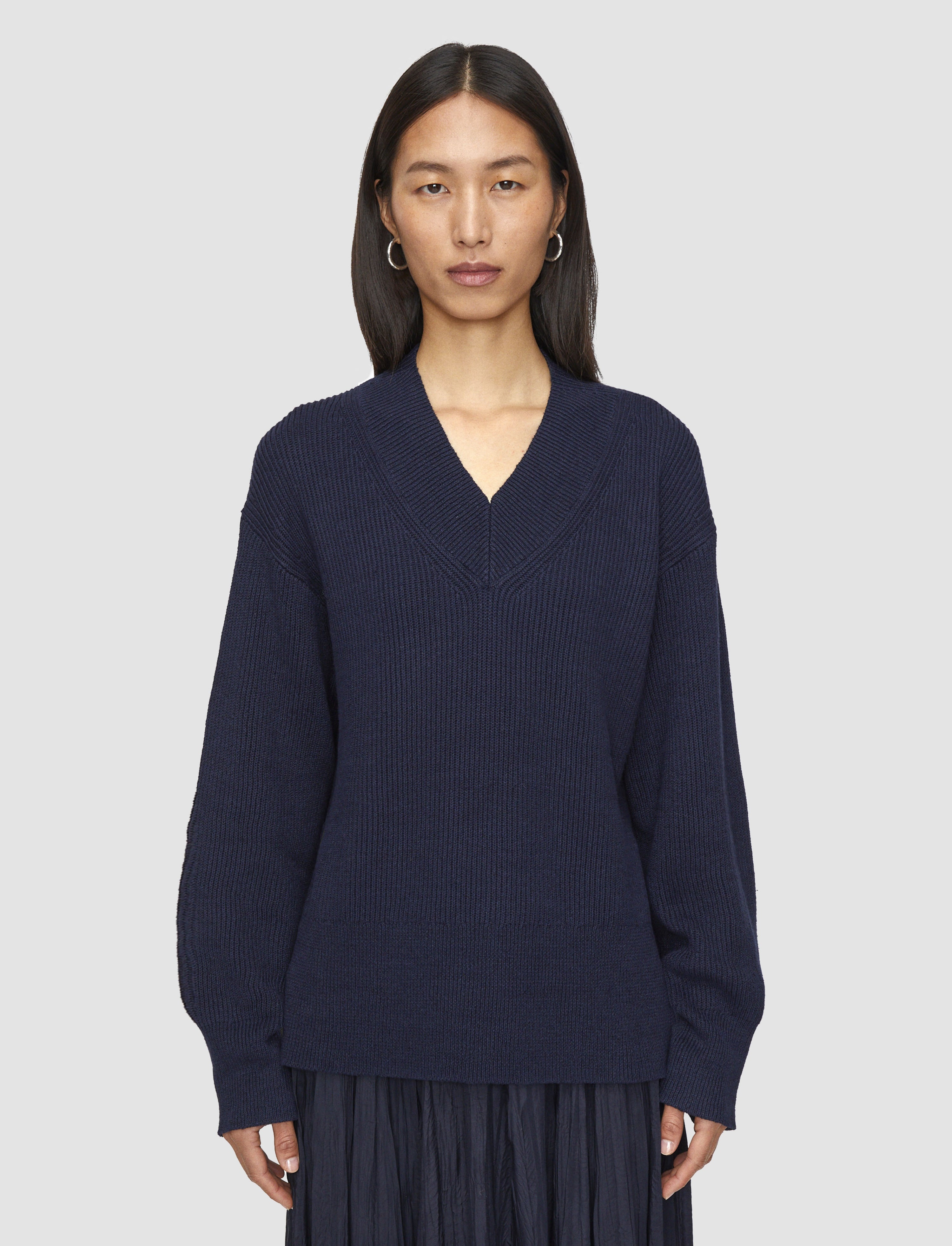 Linen Blend Knit Jumper - 3
