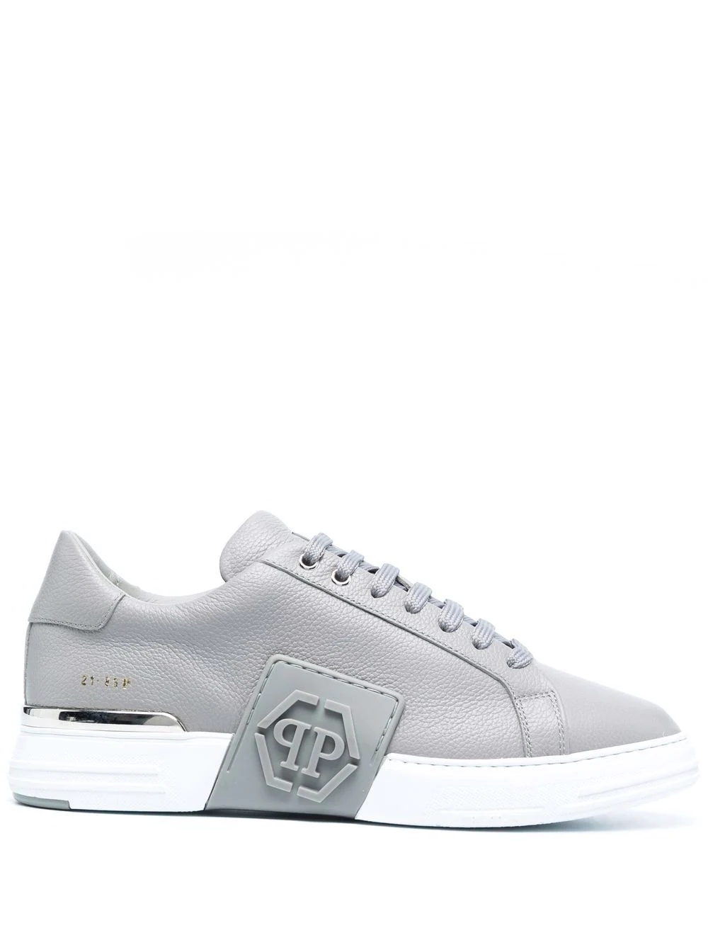 logo plaque low-top sneakers - 1