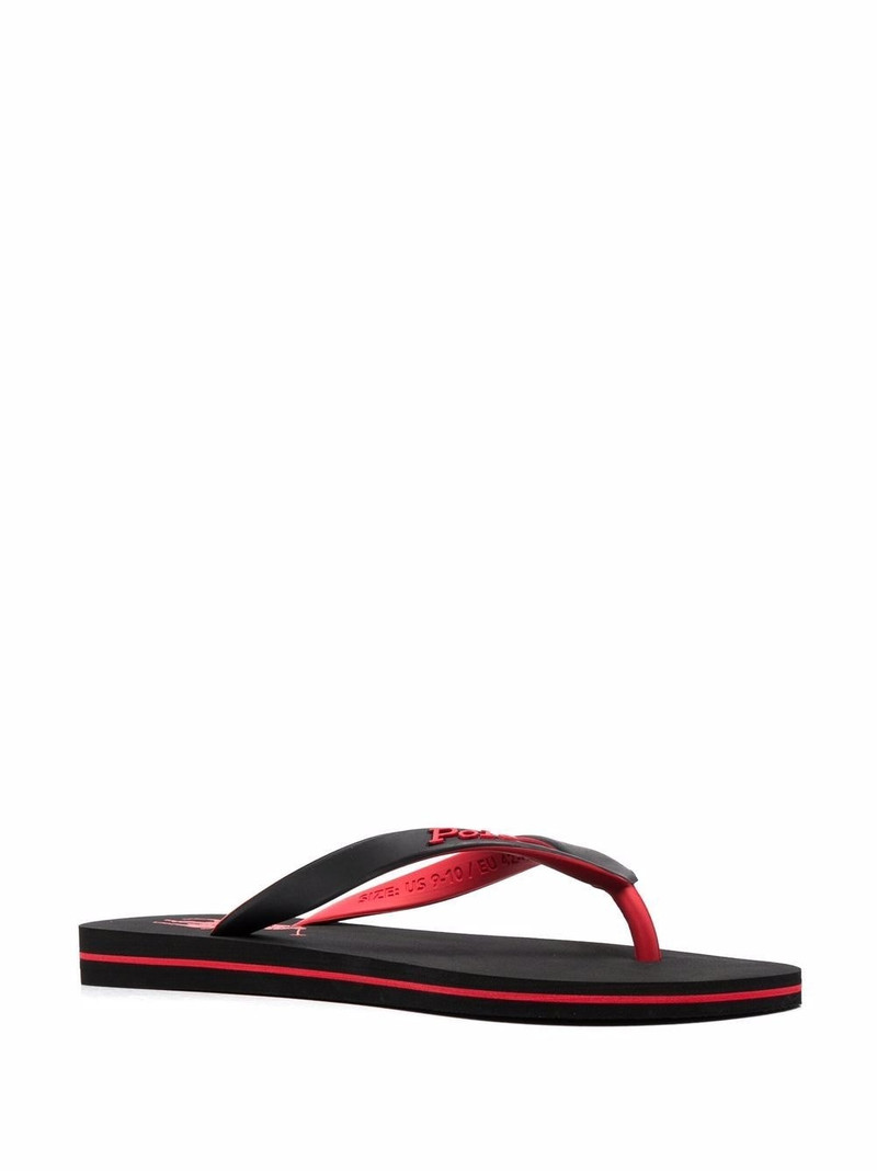 Polo Ralph Lauren logo-patch flip flops outlook