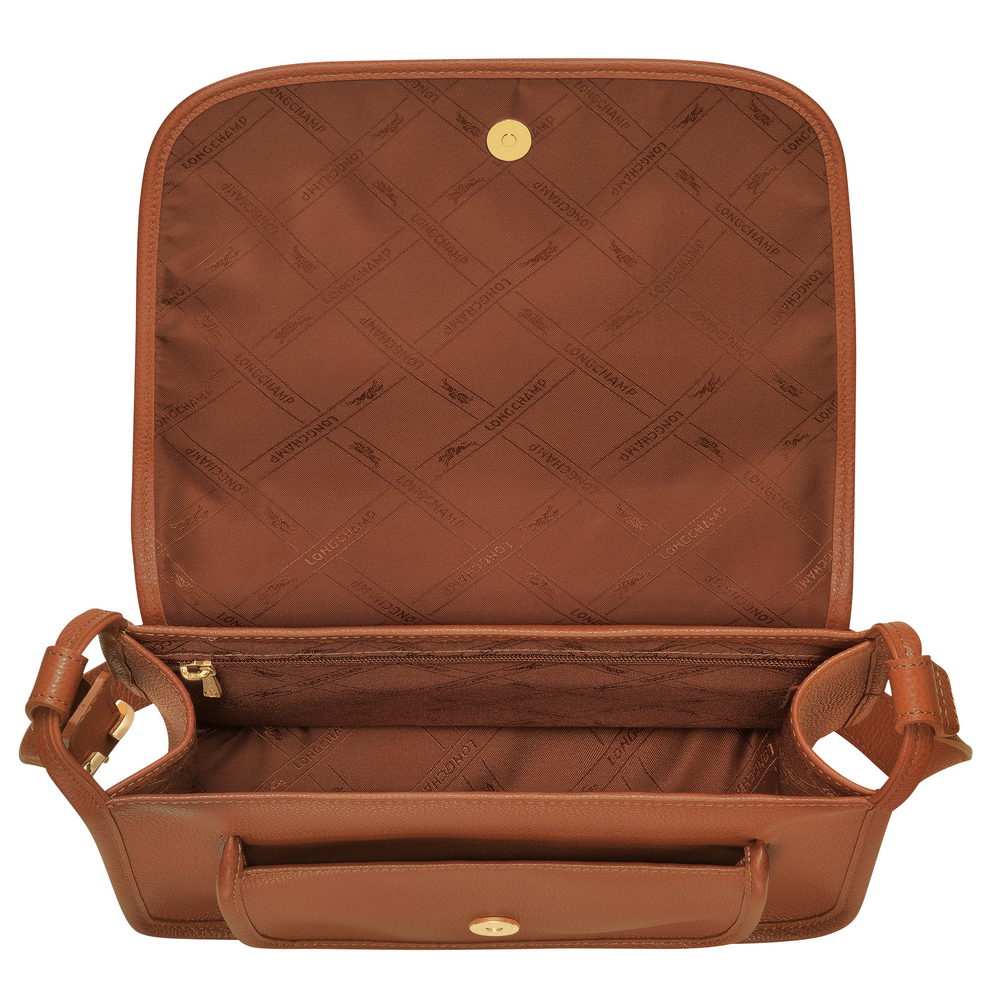 Le Foulonné M Crossbody bag Caramel - Leather - 5