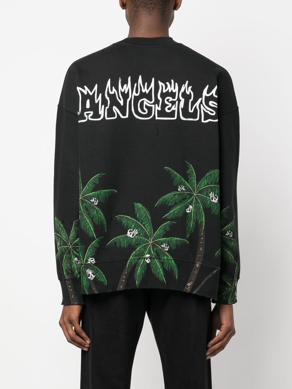 Palm & Skull logo-print sweatshirt - 4