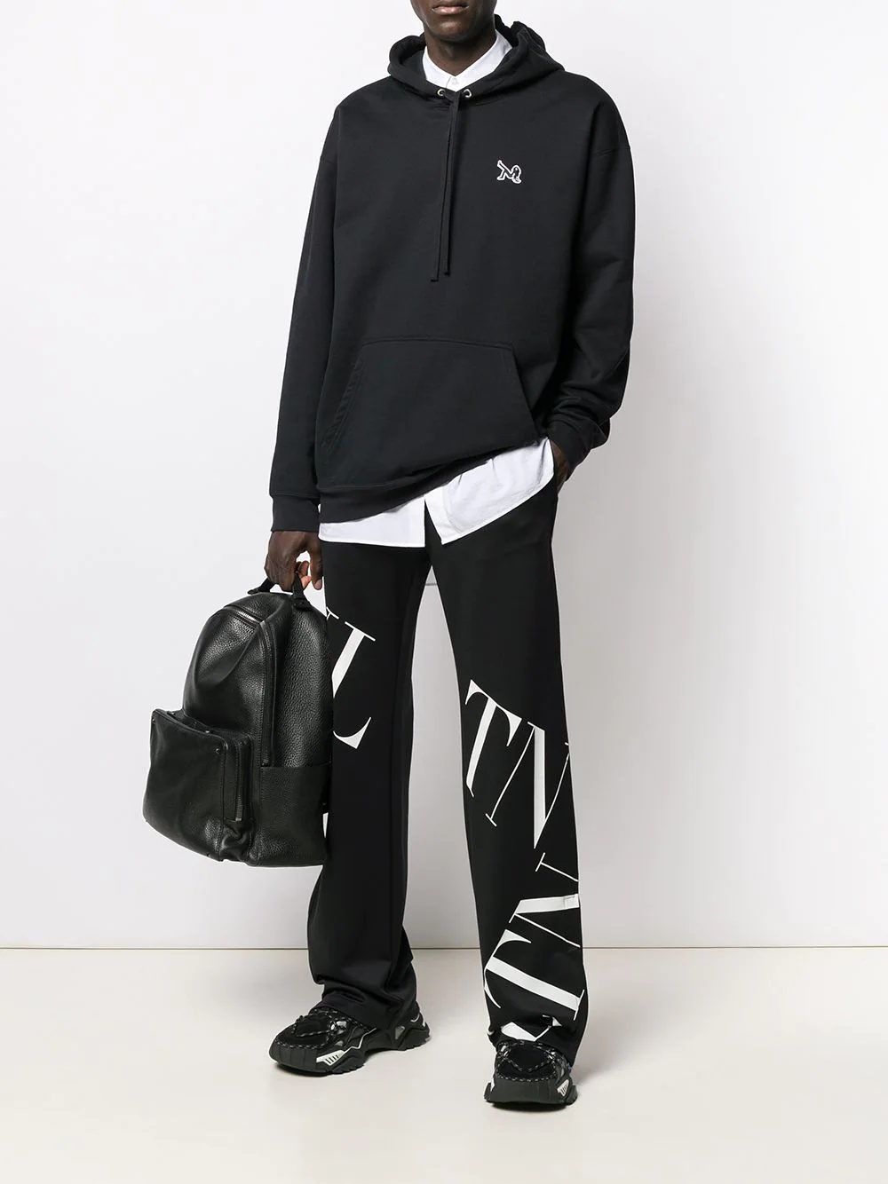 VLTN MACROGRID print track pants - 2