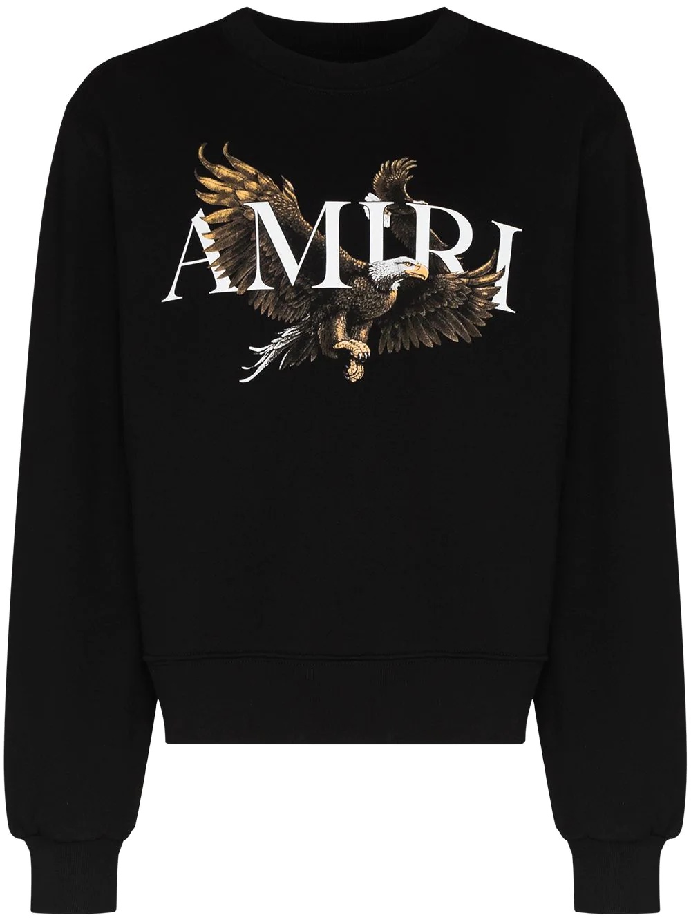 eagle logo print sweatshirt - 1