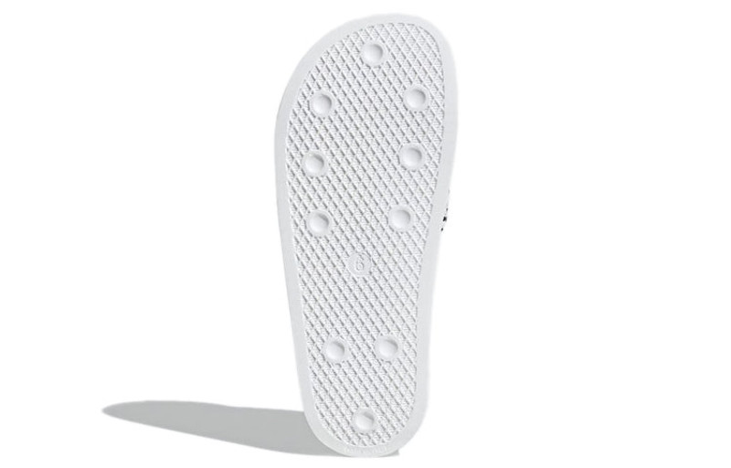 (WMNS) adidas Adilette 슬라이드 'White Black'FX5922 7