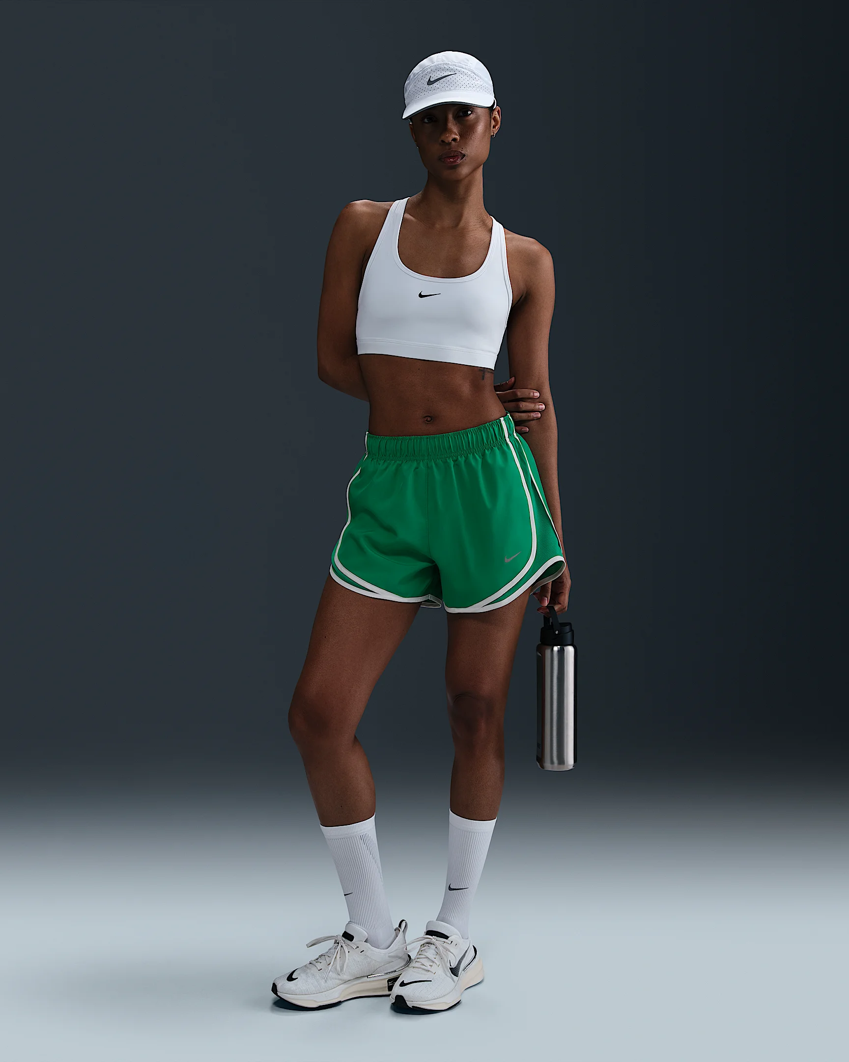 Nike Tempo Women's Dri-FIT Mid-Rise Brief-Lined Running Shorts - 1