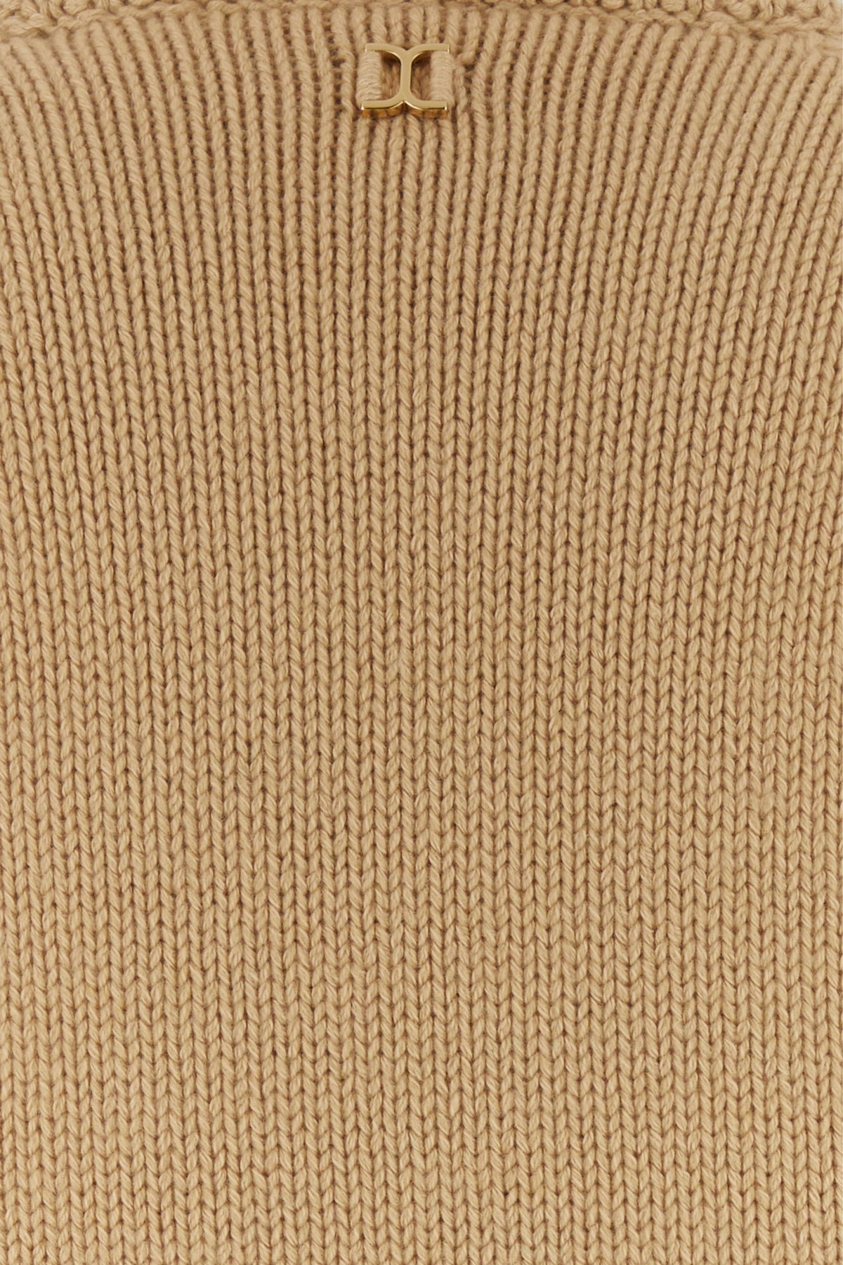 Skin pink cashmere blend oversize sweater - 3