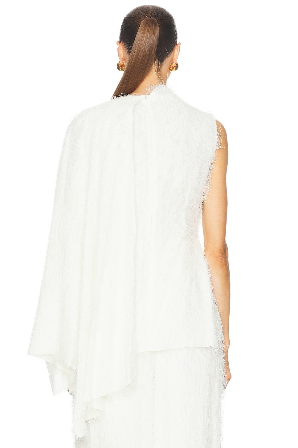 One Shoulder Fringe Top - 4
