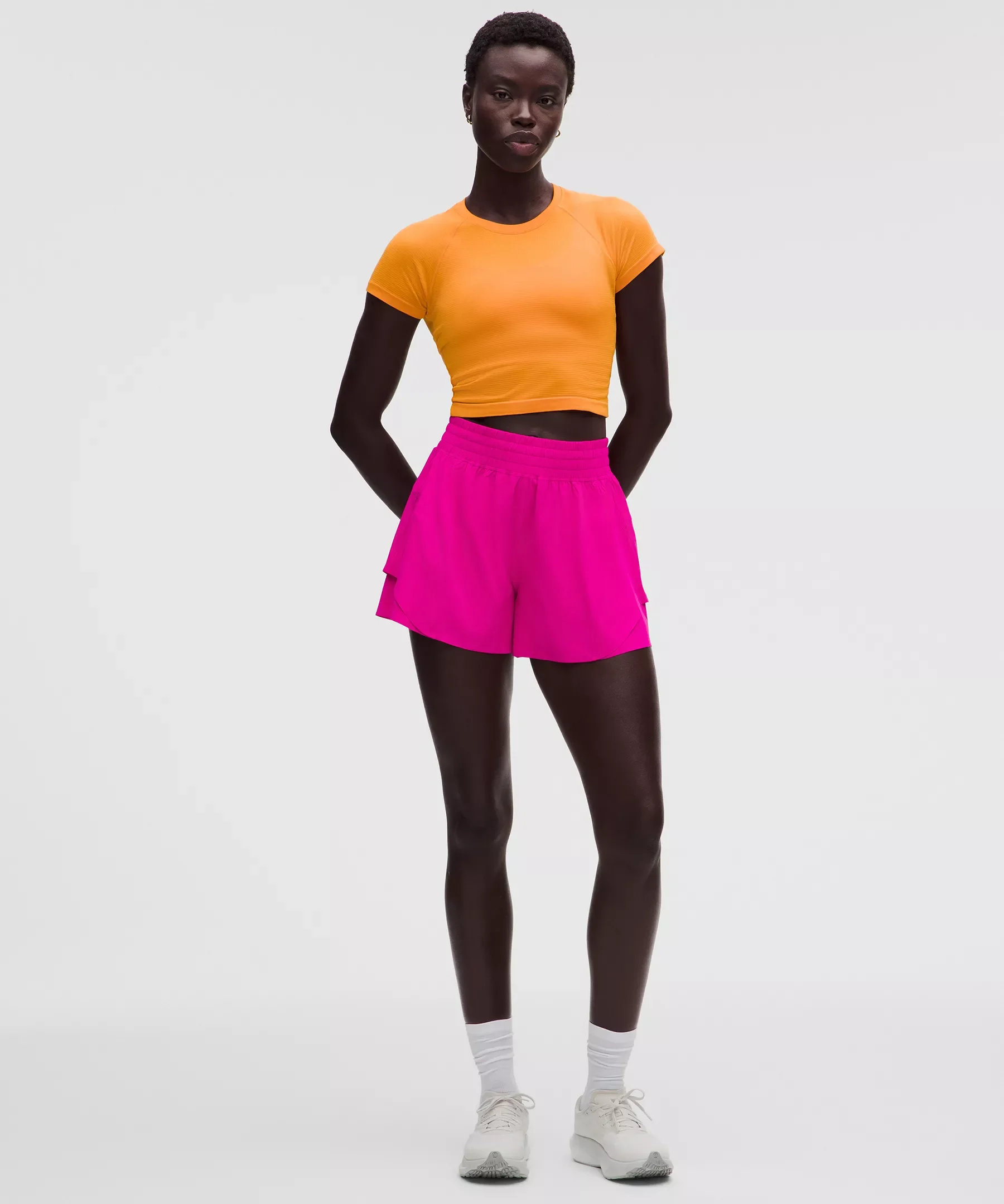 Shake It Out High-Rise Running Short 4" - 1