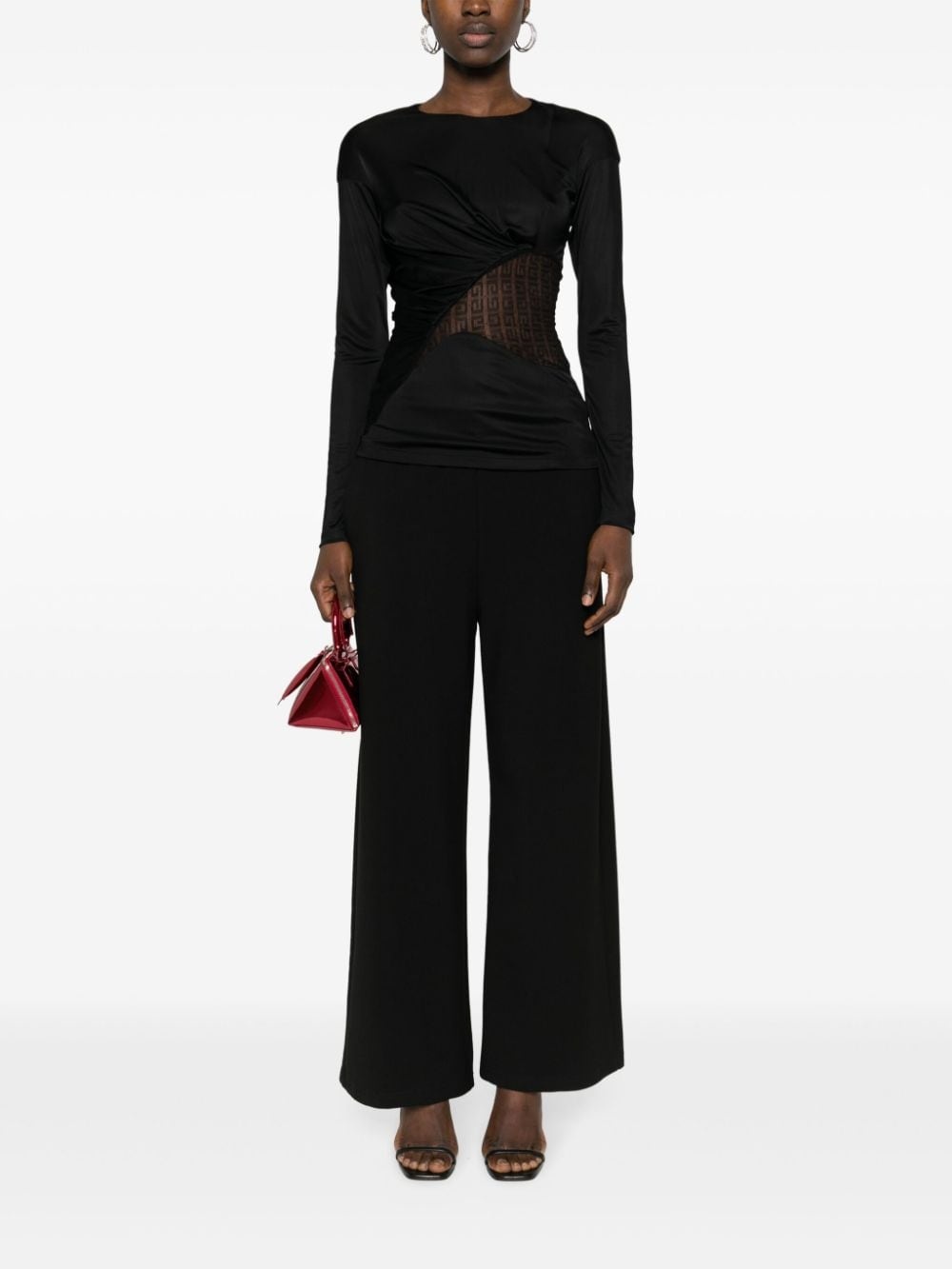 $G-lace panelled top - 2