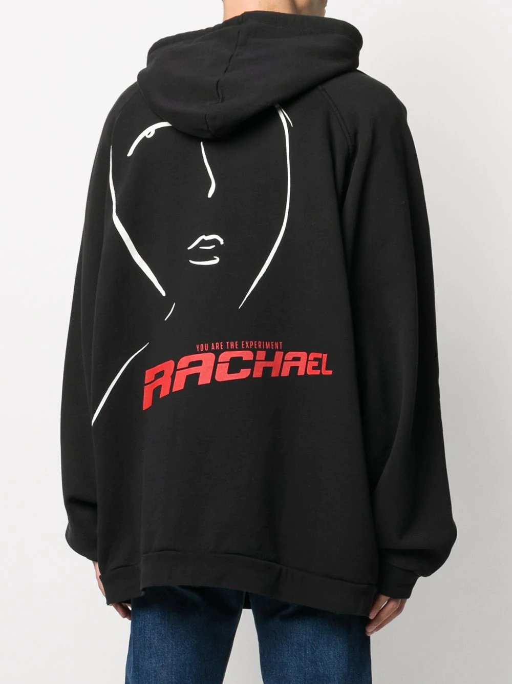 slogan-print long-sleeve hoodie - 4