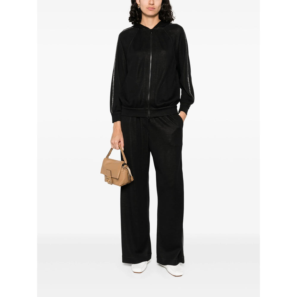 Brunello Cucinelli Black Tops - Hoodies Women - 5