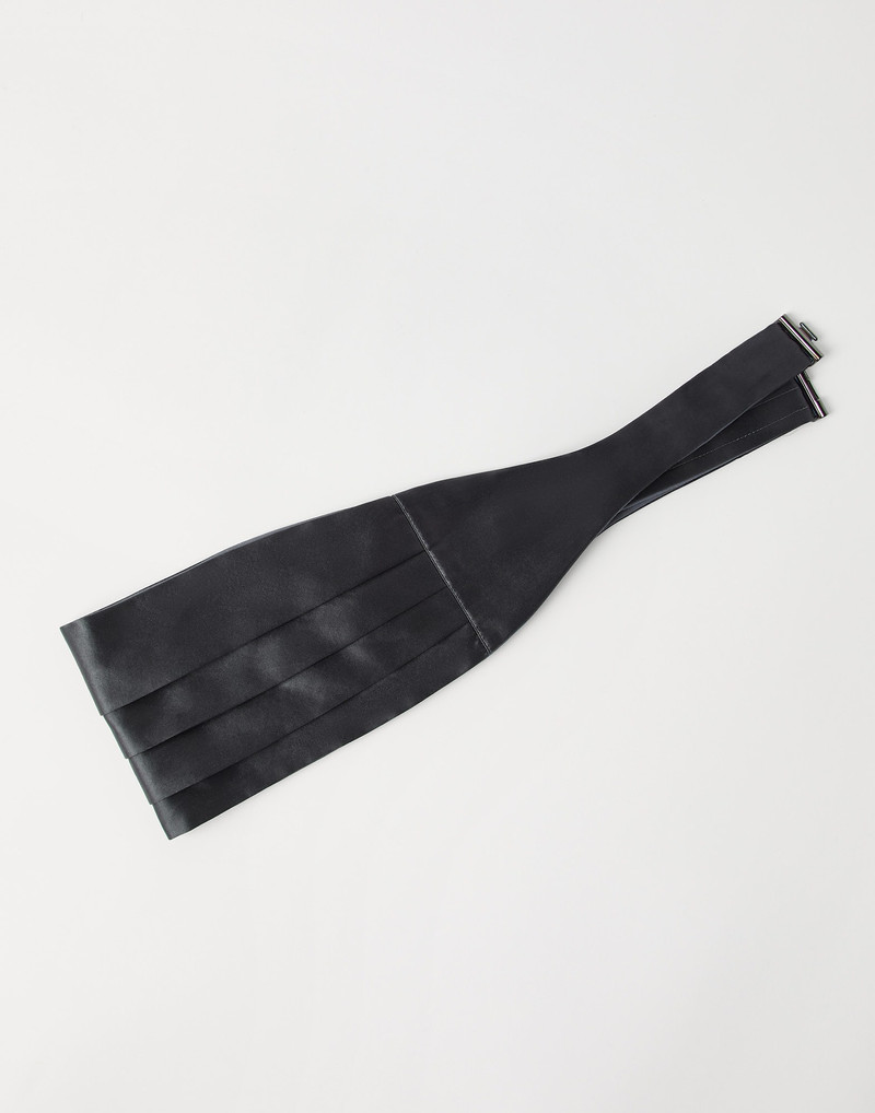 Silk and cotton satin cummerbund 1