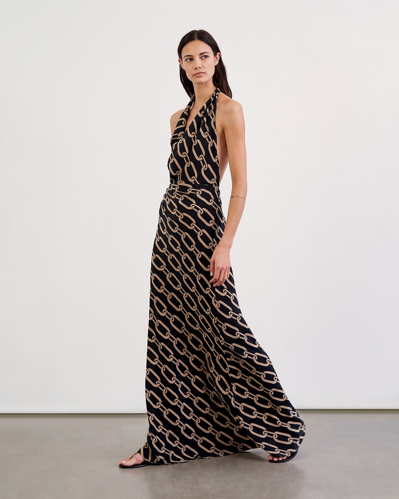 ALBA HALTERNECK DRESS - 2