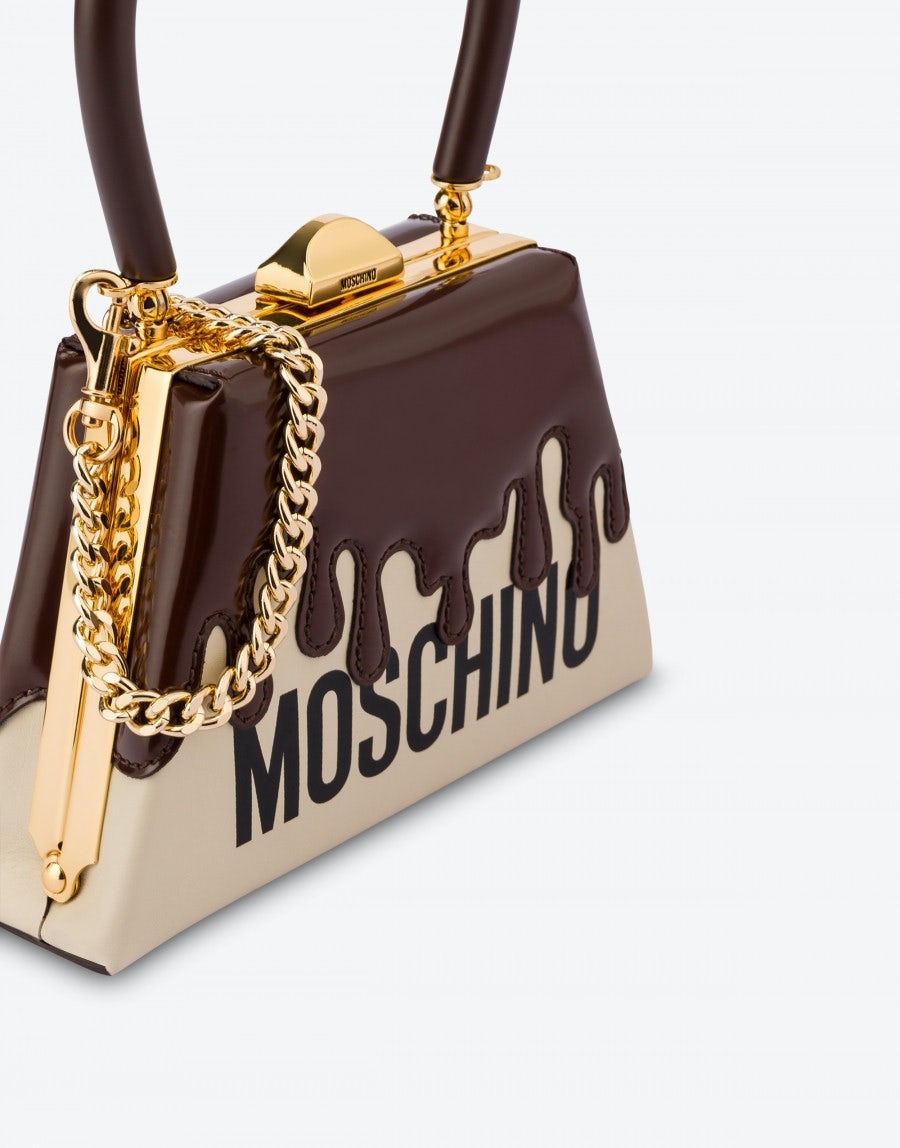 MELTED CHOCOLATE TRAPEZE BAG - 4