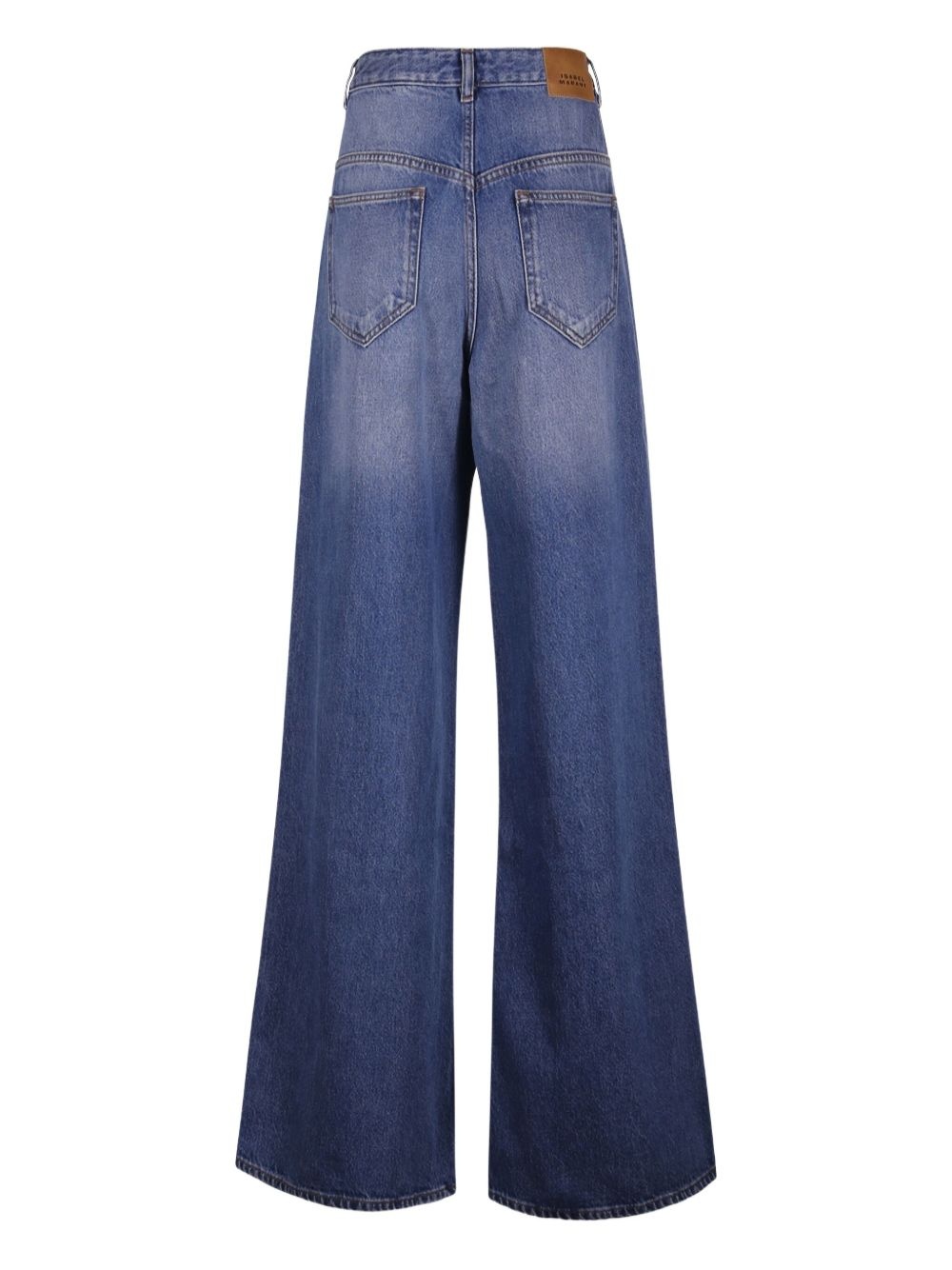 high-waisted jeans - 2