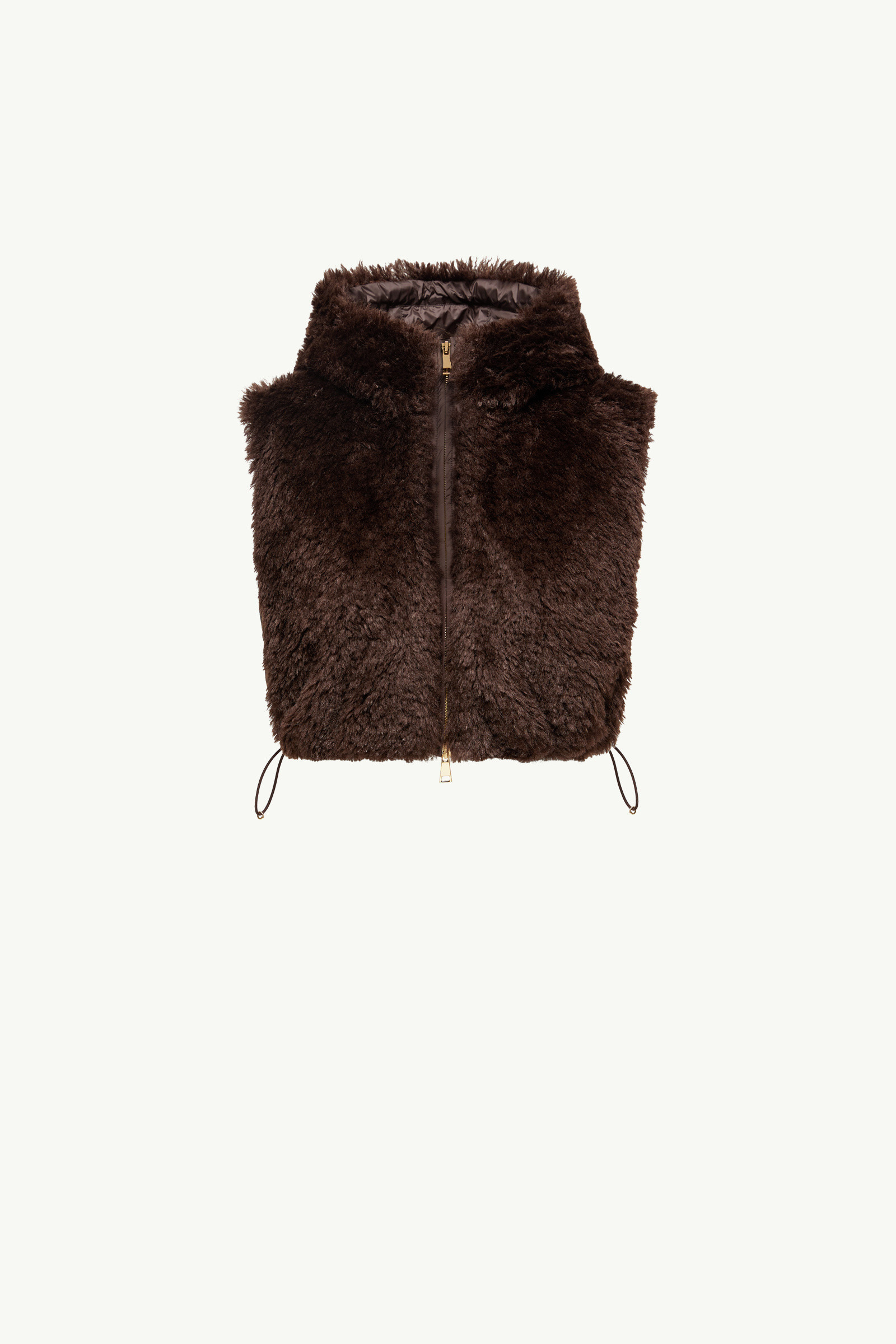 Hooded Down-Filled Teddy Bib - 1