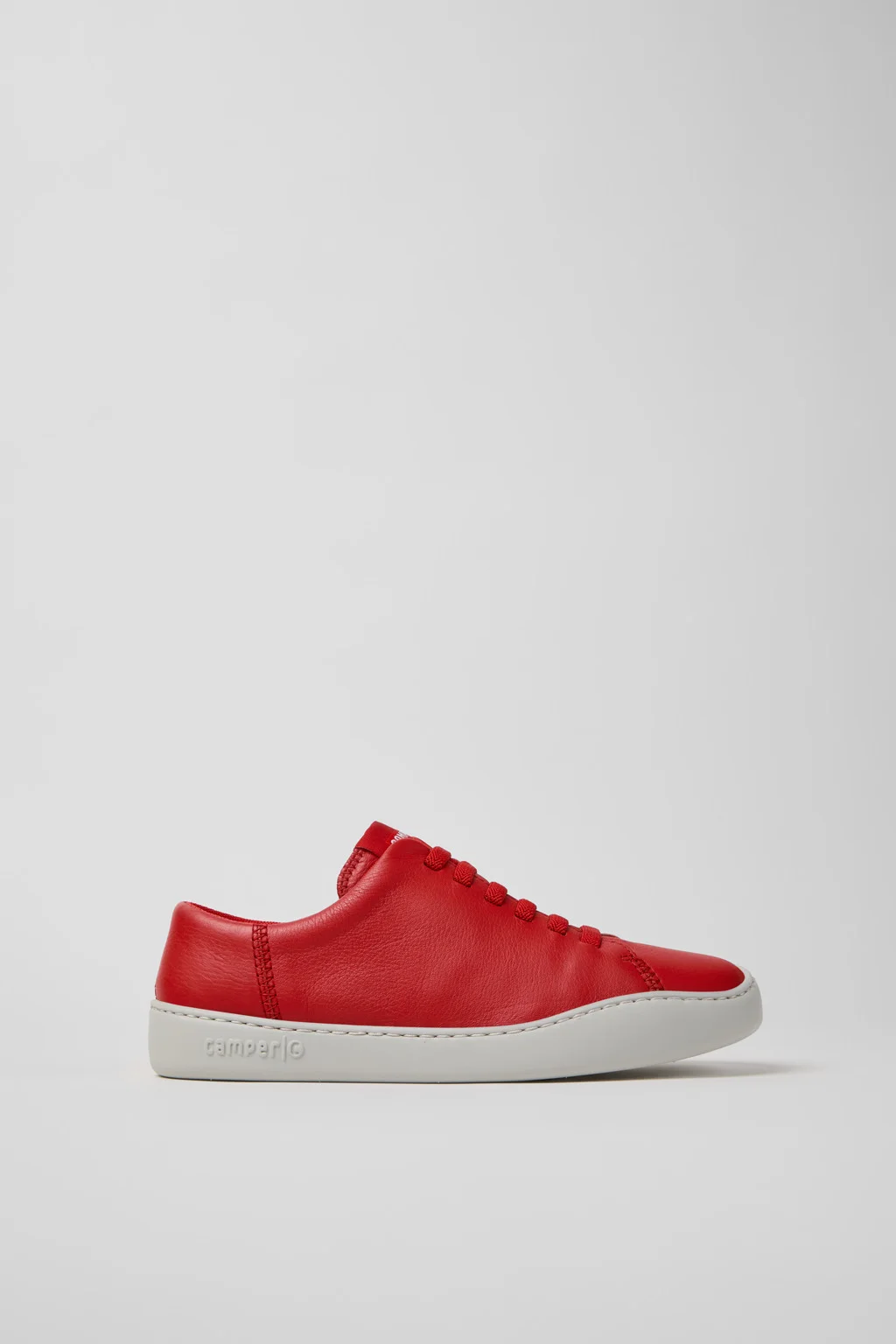 Peu Touring Red Leather Sneakers for Women. - 1