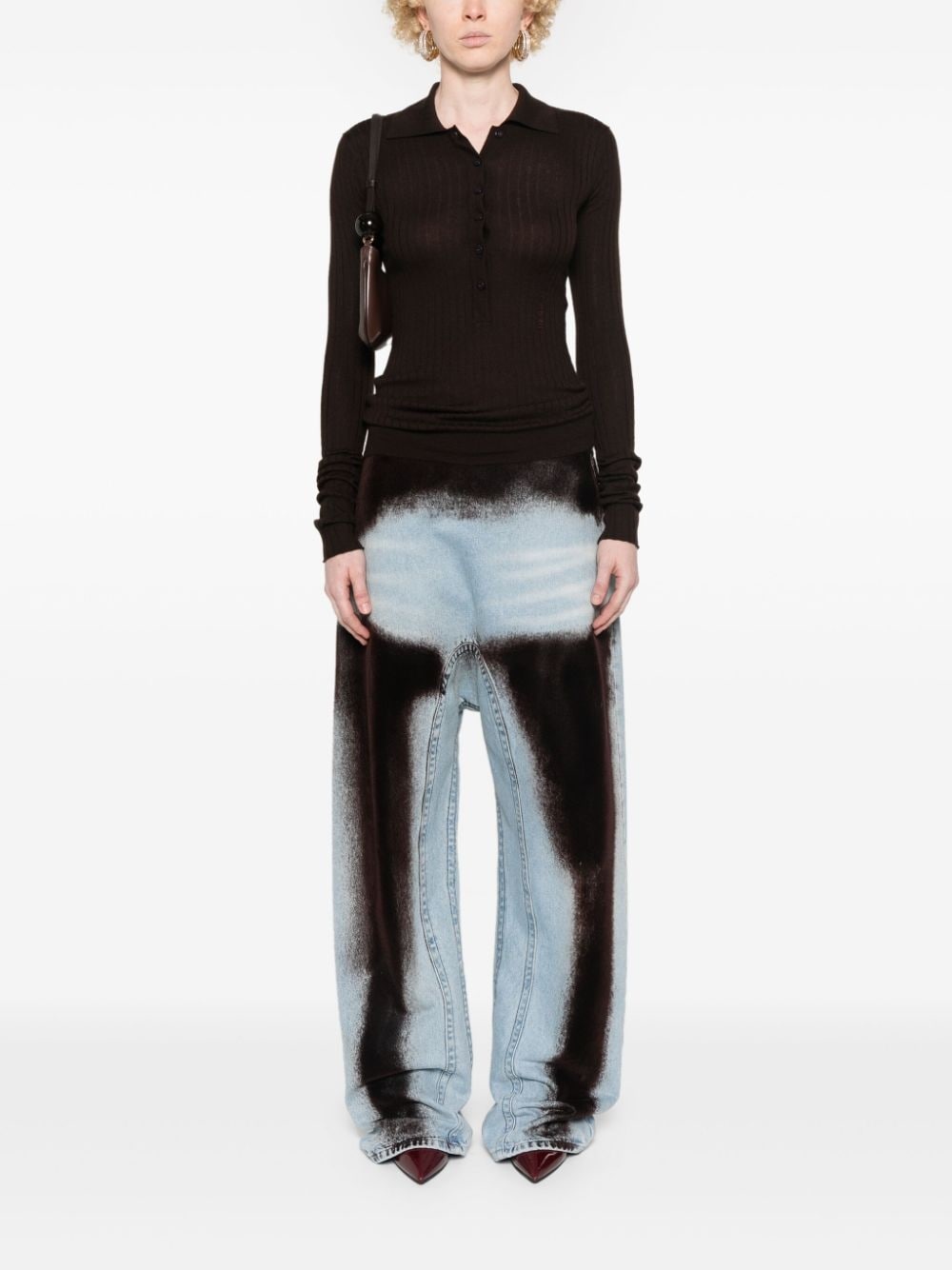 logo-appliqué sweater - 2