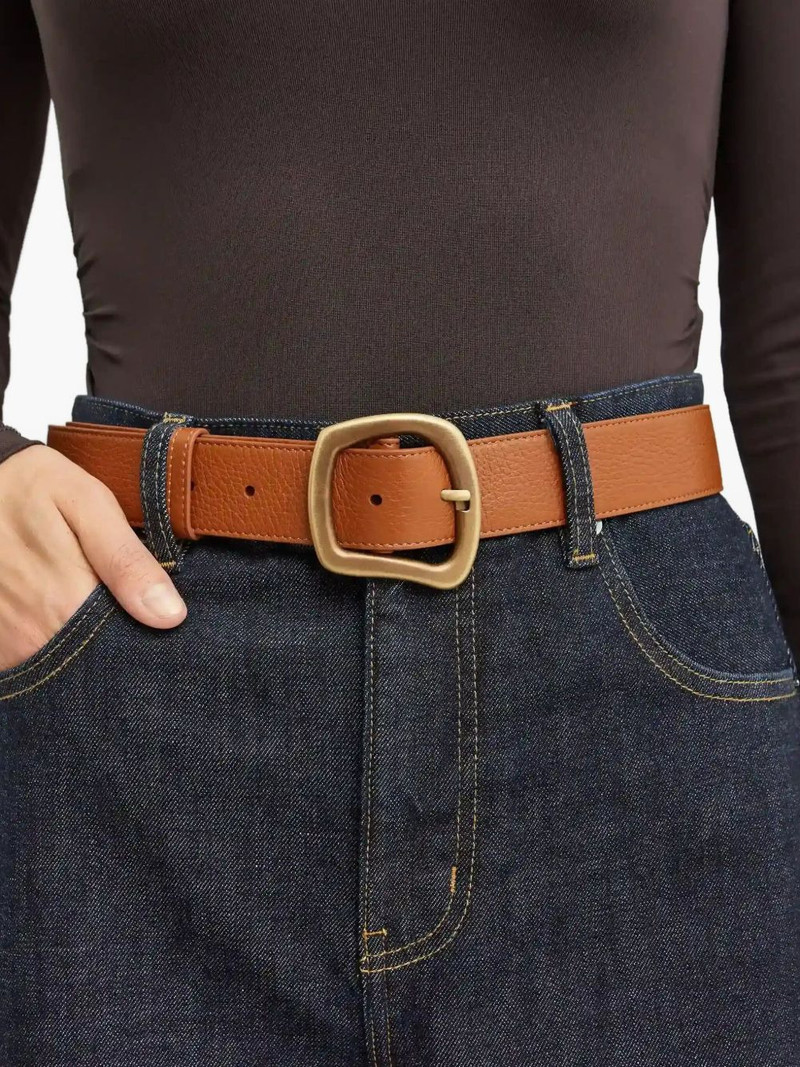 Simone irregular-buckle belt 3