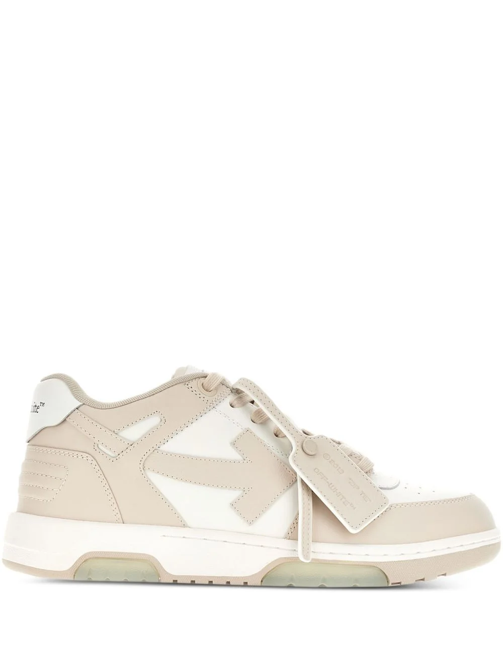 Out Of Office leather panel sneakers - 1