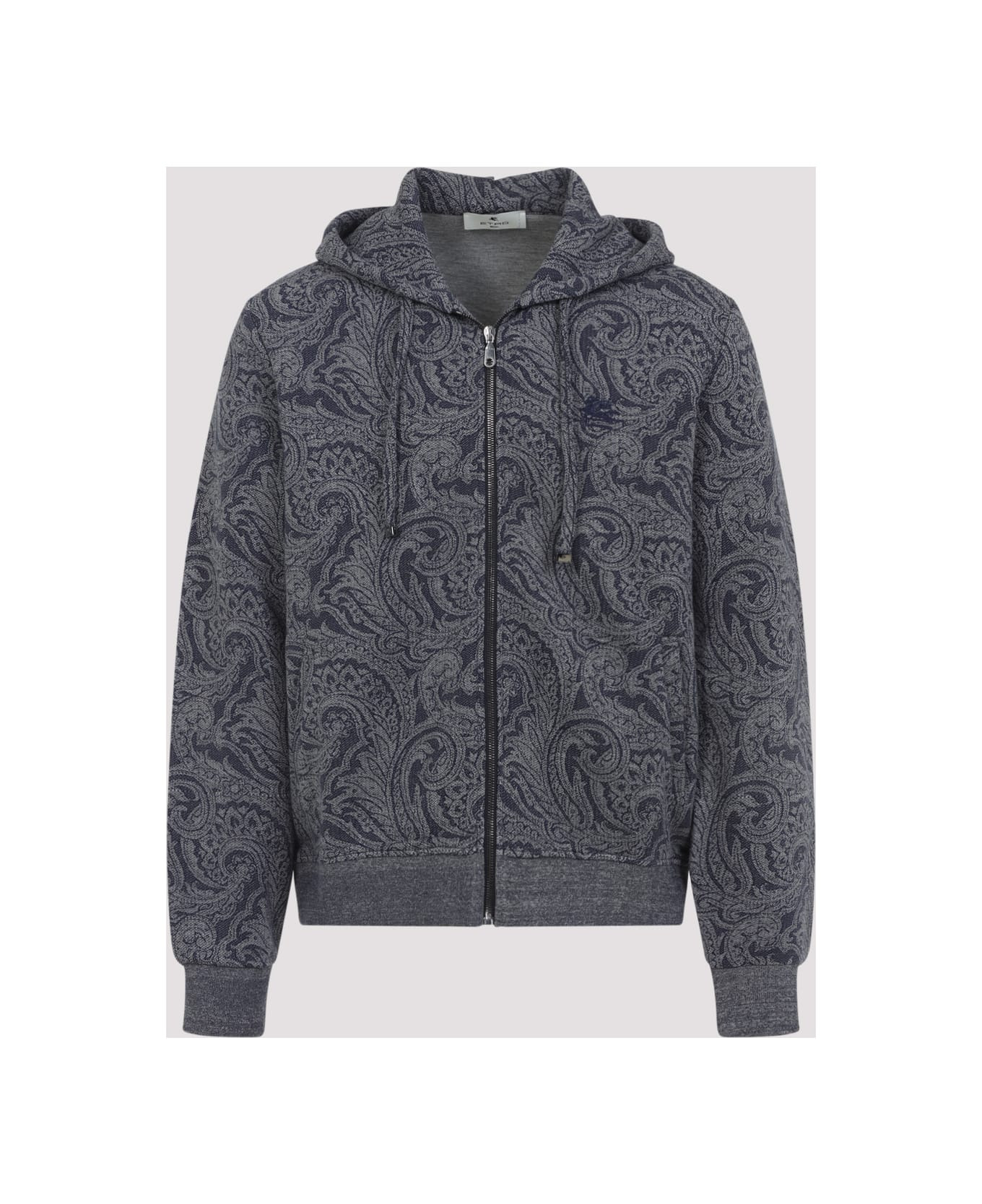 Zipped Hoodie With Welt Pockets - 3