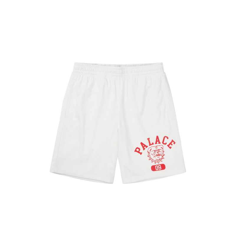 BULLDOG MESH SHORT WHITE 1