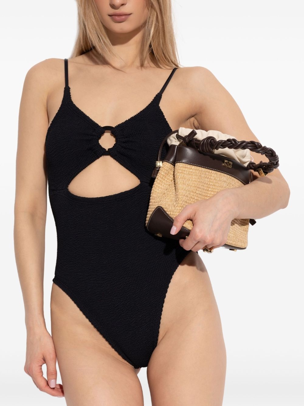 textured swimsuit - 2