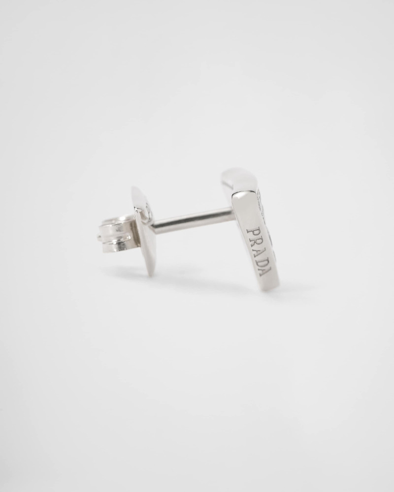 Prada Eternal Gold single earring in white gold with diamonds outlook